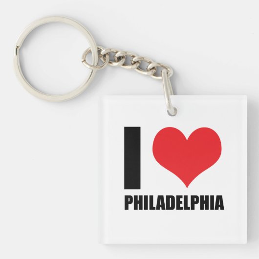 Ik hou van Philadelphia Sleutelhanger (voorkant)