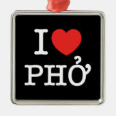 Ik hou van Pho Metalen Ornament (Voorkant)