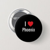 Ik hou van Phoenix Ronde Button 5,7 Cm (Voorkant /achterkant)