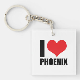 Ik hou van Phoenix Sleutelhanger
