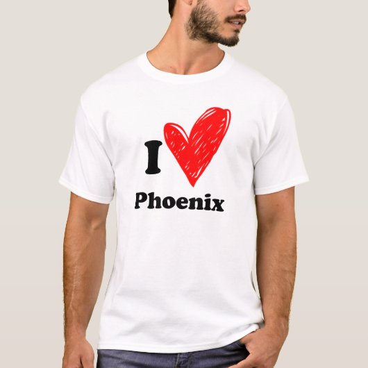 Ik hou van Phoenix T-shirt (Voorkant)