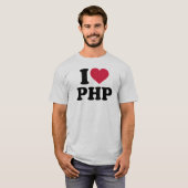 Ik hou van php t-shirt (Voorkant volledig)