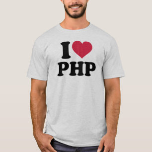 Ik hou van php t-shirt