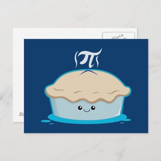 Ik hou van Pi Briefkaart (Voorkant / Achterkant)