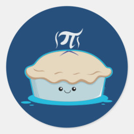 Ik hou van Pi Ronde Sticker