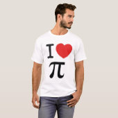 Ik hou van pi t-shirt (Voorkant volledig)