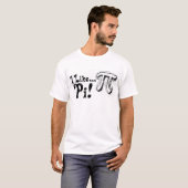 Ik hou van Pi T-shirt (Voorkant volledig)