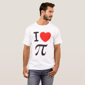 Ik hou van pi t-shirt (Voorkant volledig)