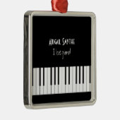 Ik hou van Piano Ornament (Rechts)