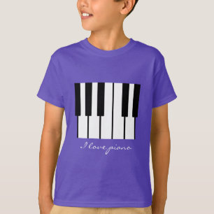 Ik hou van piano t-shirt