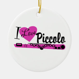 Ik hou van Piccolo Marching Band foto Keramisch Ornament