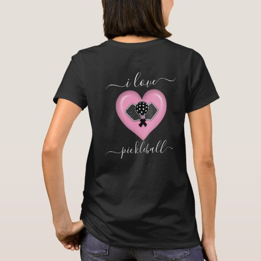 IK HOU VAN PICKLEBALL DESIGN T-SHIRT (Achterkant)