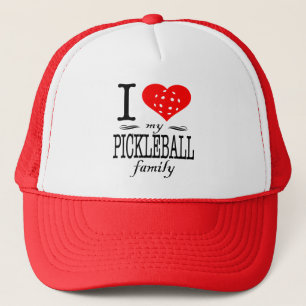 Ik hou van Pickleball Gezegde Trucker Pet