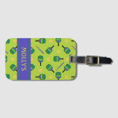 Ik hou van Pickleball green Bagagelabel (Voorkant (horizontaal))