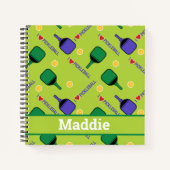 Ik hou van Pickleball green Notitieboek (Voorkant)