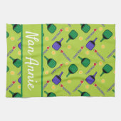 Ik hou van Pickleball green Theedoek (Horizontaal)