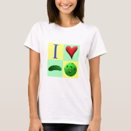 Ik hou van Pickleball - Groen - T-shirt