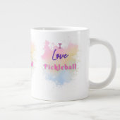 Ik hou van Pickleball Grote Koffiekop (Rechts)