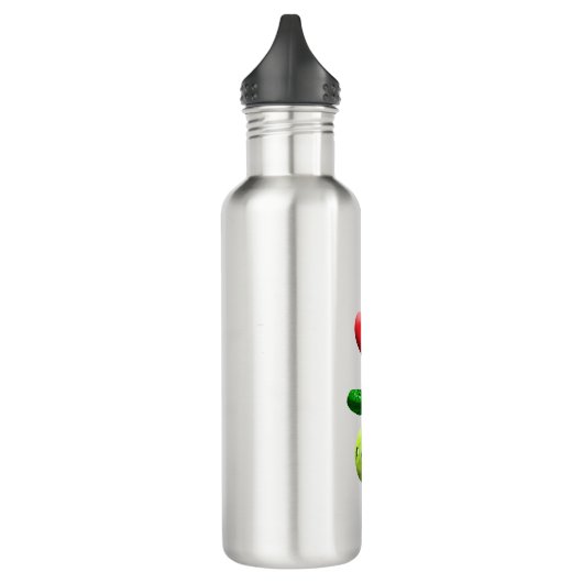 Ik hou van Pickleball Logo Waterfles (Links)