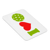 Ik hou van pickleball magneet (Rechterzijde)