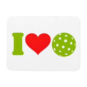Ik hou van pickleball magneet