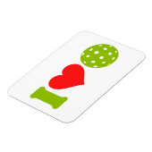Ik hou van pickleball magneet (Linkerzijde)