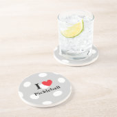 "Ik hou van Pickleball" Onderzetter (Zijkant)