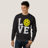 Ik hou van Pickleball Paddleball Pickleball Player Trui (Voorkant volledig)