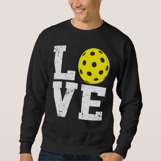 Ik hou van Pickleball Paddleball Pickleball Player Trui (Voorkant)