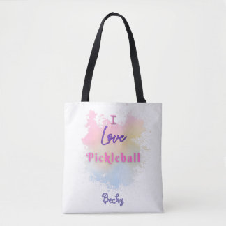 Ik hou van Pickleball Tote Bag