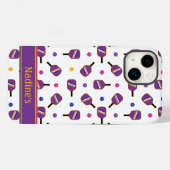 Ik hou van Pickleball White Iphone 14 Hoesje-Mate Case-Mate iPhone Case (Achterkant (horizontaal))