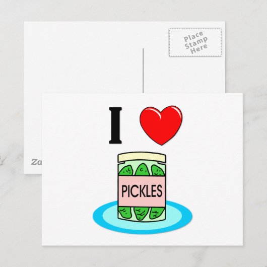 Ik hou van Pickles Briefkaart (Voorkant / Achterkant)