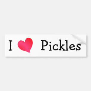 Ik hou van Pickles Bumpersticker