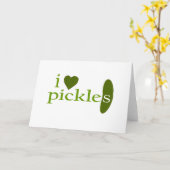 Ik hou van Pickles Kaart (Gele Bloem)