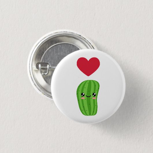 Ik hou van Pickles Ronde Button 3,2 Cm (Voorkant /achterkant)