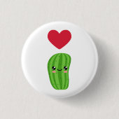 Ik hou van Pickles Ronde Button 3,2 Cm (Voorkant)