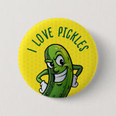 Ik hou van Pickles Ronde Button 5,7 Cm (Voorkant)