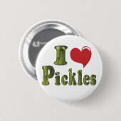 Ik hou van Pickles Ronde Button 5,7 Cm (Voorkant /achterkant)
