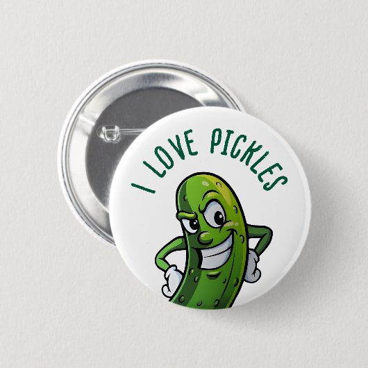 Ik hou van Pickles Ronde Button 5,7 Cm (Voorkant /achterkant)