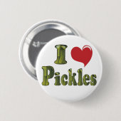 Ik hou van Pickles Ronde Button 5,7 Cm (Voorkant /achterkant)