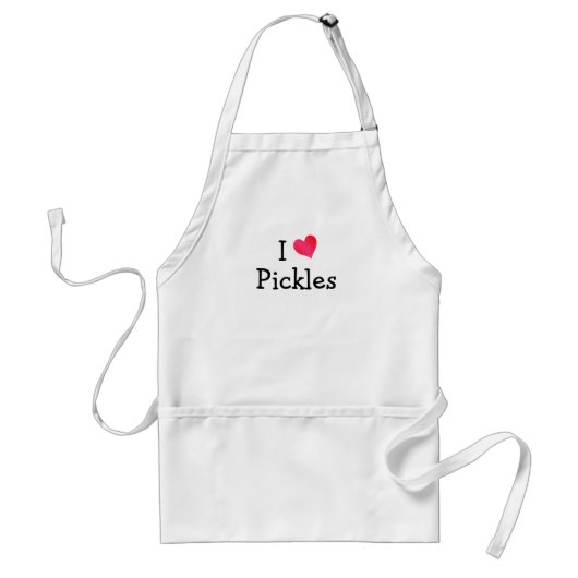 Ik hou van Pickles Standaard Schort (Voorkant)