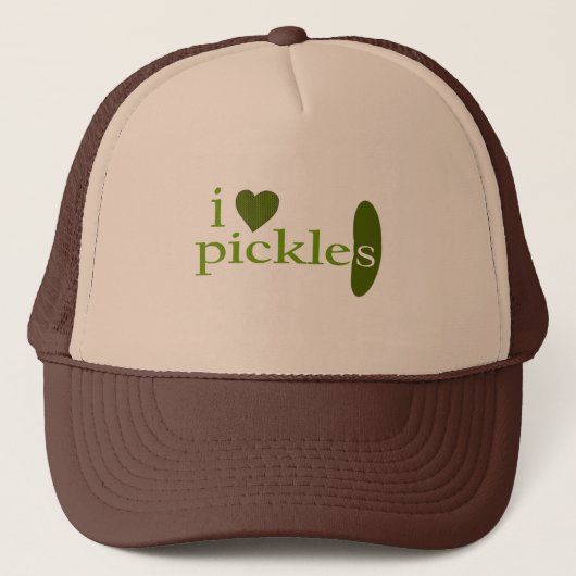 Ik hou van Pickles Trucker Pet (Voorkant)