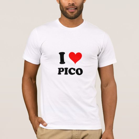 Ik hou van Pico Massachusetts T-shirt (Voorkant)
