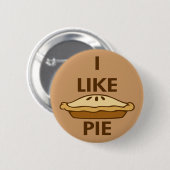 Ik hou van Pie Ronde Button 5,7 Cm (Voorkant /achterkant)