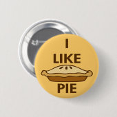 Ik hou van Pie Ronde Button 5,7 Cm (Voorkant /achterkant)