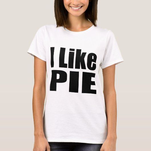 Ik hou van Pie T-shirt (Voorkant)
