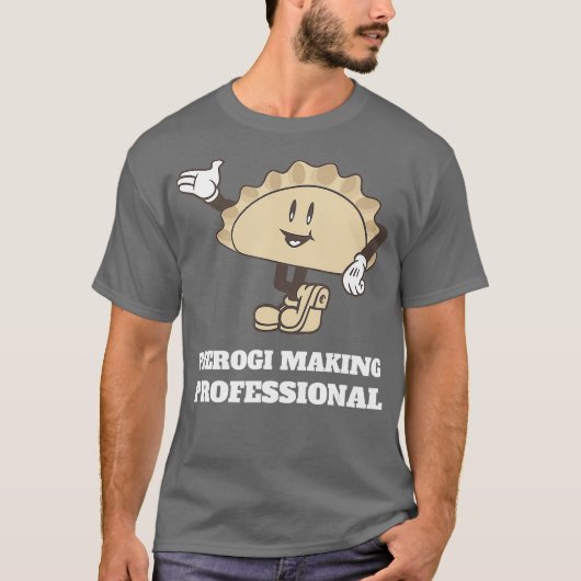 Ik hou van Pierogi Making Professional T-shirt (Voorkant)