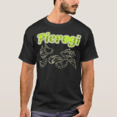 Ik hou van Pierogi Perogi Pierogies Poolse Amazone T-shirt (Voorkant)