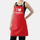 Ik hou van pierogi | Poolse keuken keuken schort (Insitu)