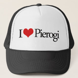 Ik hou van Pierogi Trucker Pet